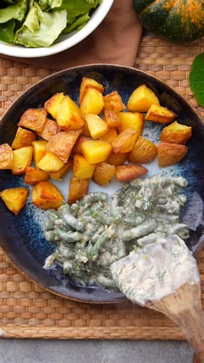 The BEST Way to Eat Green Beans 🫛 #plantbased #cooking #recipe #budgetfriendly #protein
