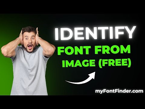 Font identifier from image FREE - My Font Finder