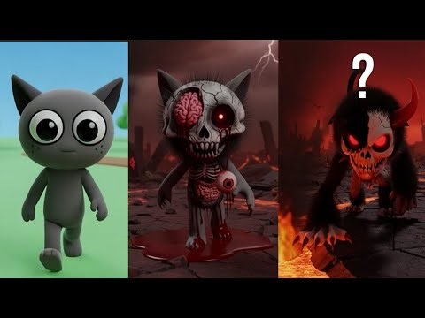 SPRUNKI Gray HORROR Evolution 💀🔥 | All 3D Phases Revealed