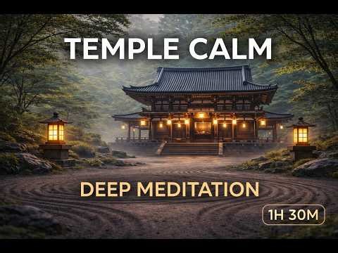 Deep Temple Zen 🏯 Peaceful Meditation Music for Focus & Relaxation