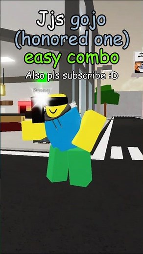 Jjs roblox gojo honored one easy combo #jjs #jujutsushenanigans #roblox #shorts #viral #viralvideo