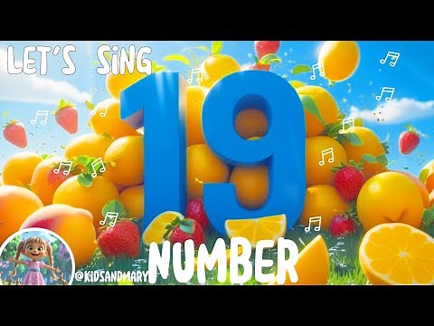 Number 19 Song for Kids 🎵 | Fun Counting & Learning! #kidsmusic #kidssong #learntocount #kids