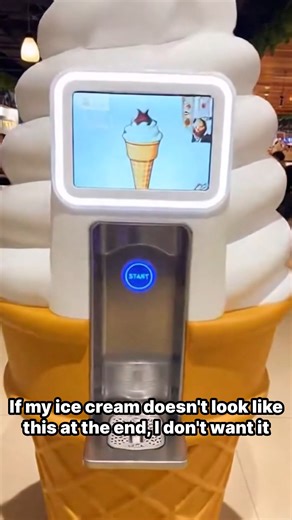 Soft serve just got an upgrade 🐱🍦 Where can I find this machine?! 😍 | Upfriendly Entertainment