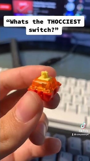 What’s the THOCKIEST keyboard switch?! The answer may shock you. #mechanicalkeyboards #keyboard