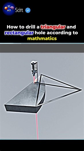 Mechanism for Impossible triangular and rectangular hole #mechanism #mathmatics