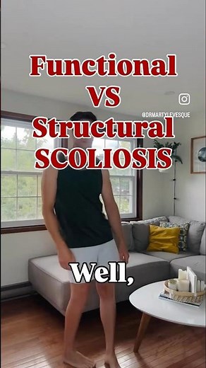 Functional vs structural scoliosis 🦴🩻 #scoliosis #functionalscoliosis #chiropractic