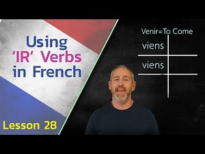 Mind Luster - Learn Learning French IR Verbs | The Language Tutor Lesson 28