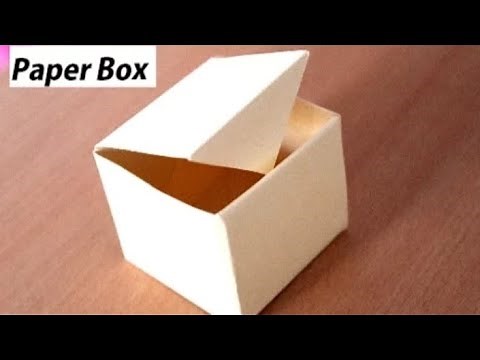 How To Make Paper Box That Opens And Closes | Paper Gift Box Origami