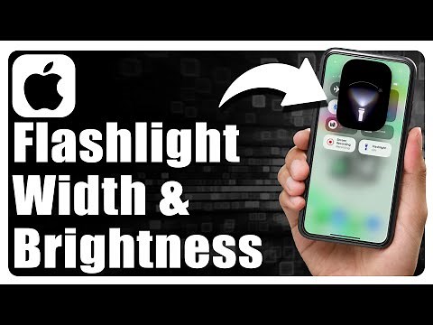 How To Adjust Flashlight Width And Brightness On iPhone