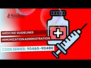 Medicine Guidelines — Immunization Administration Coding (Guidelines) [Code Series: 90460–90480]