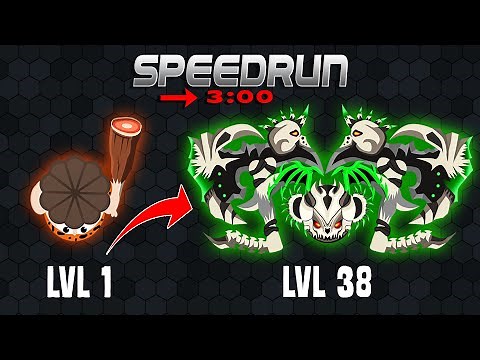 Evowars.io - Speedrun to max Level 38/38 on Three minutes | 450k+ Gameplay