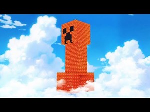ÜBERLEBEN AUF 1 LAVA CREEPER IN MINECRAFT!