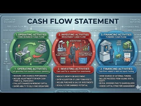 XII_Cash Flow Statement Operating - Investing - Financing Activities