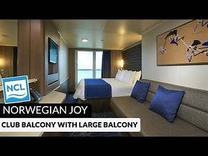 Norwegian Joy | Club Balcony with Large Balcony Full Walkthrough Tour & Review 4K | Category M6