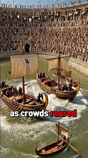 Romans Turned The Colosseum Into A Naval Battlefield 😮