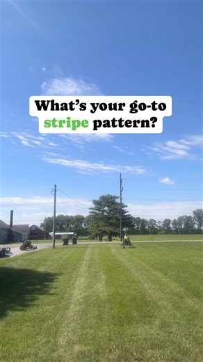 Some days it’s the classic 🏁 Other days it’s the groovy waves 🌀 But it’s ALWAYS with a Grasshopper 🦗🏎️ - 🎥: Professional Lawn Maintenance in IN #MowDay #grasshoppermower #grasshoppermowers #zeroturnmower #lawncare #landscaping #lawnstripes #stripelife #pattern | Grasshopper Mowers
