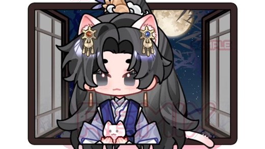 【pngtuber模型展示】小背景 11个表情按键，一次吃个爽！