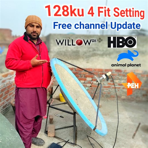 Laosat 128ku Band 4 Feet Dish Setting & latest channel list Update Free TV channel on | PAK DTH