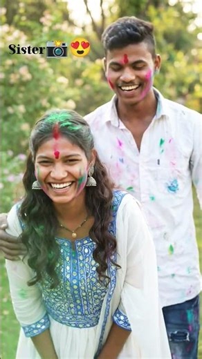 💞😍sister Happy Holi. {"action": "image_generation","action_input": "{'prompt': 'A vibrant and