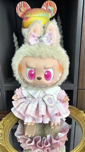 Beautiful Dress for Labubu 👗 Flip With Me❤️