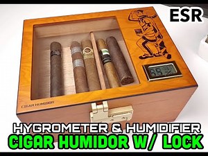 Review | XIFEI Wood Humidor with Lock Holds Up to 30 Cigars