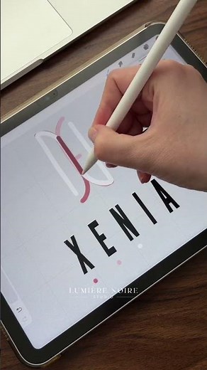 Create a Stunning Logo: DIY XENIA Name Design Tutorial #namelogo
