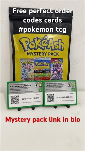Free perfect order code cards #pokemon #pokemontcg