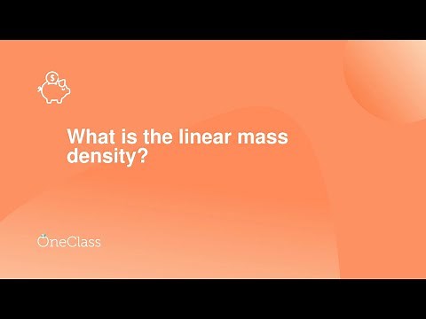 What is the linear mass density?