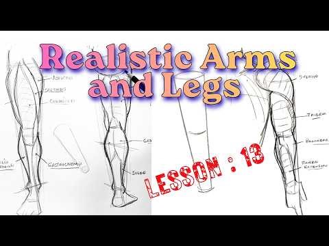 Learn to Draw Anatomy - Realistic Arms and Legs
