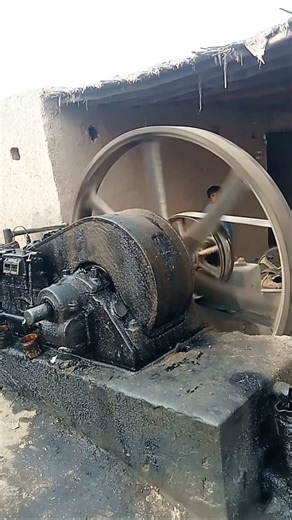 Old Diesel Fuel Engine