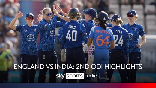 England vs India: Second Women's ODI highlights