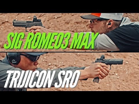 Sig Sauer Romeo3 Max vs Trijicon SRO Competition Pistol Red Dots Review