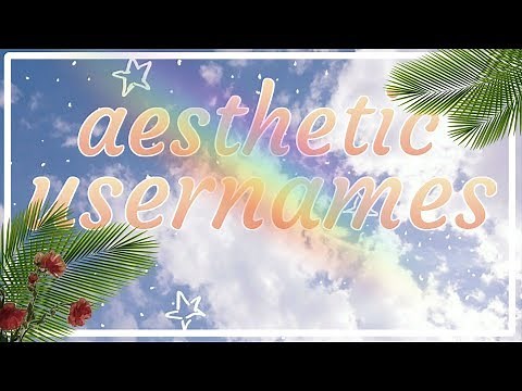 30 aesthetic usernames (MSP) 🍑🌴