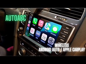 VW Golf MK7 Apple Carplay & Android Auto Installation from autoabc