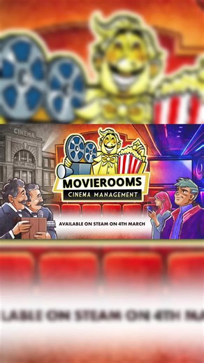 Movierooms - Cinema Management is a cinema-theater tycoon simulation game from @Mad Pumpkins that will launch on Steam Early Access on March 4th. Players will build and customize their own cinema, manage staff, screenings and explore historical missions. Movierooms invites gamers to step into the shoes of a cinema manager and build their own theater business across different historical eras, blending strategy, creativity, and storytelling into a unique management experience that celebrates the h