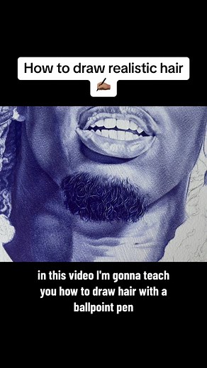 Drawing Realistic Hair with Pen