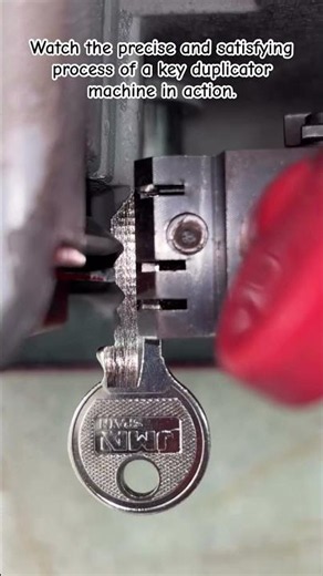 How a Key Duplicator Machine Works! 🔑✂️ #Locksmith #KeyCutting #SatisfyingVideos #HowItWorks #Tools