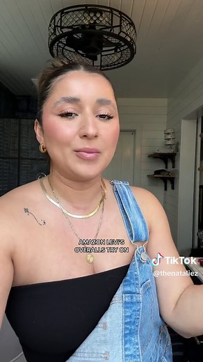 Amazon Levi’s Denim Overalls Try-On