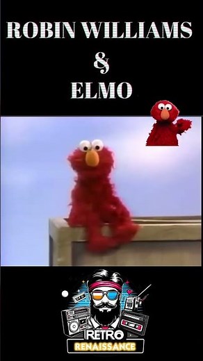 Robin Williams Loses It with Elmo on Sesame Street 😂