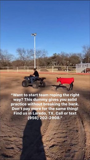 “Want to start team roping the right way? This dummy gives you solid practice without breaking the bank. Don’t pay more for the same thing! Find us in Laredo, TX. Call or text (956) 202-2908.” | HM Roping Dummys | Facebook
