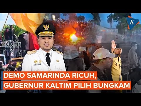 Demonstrasi Kalimantan Timur Berisik, Gubernur Rudy Mas'ud Tidak Bertemu dengan Massa