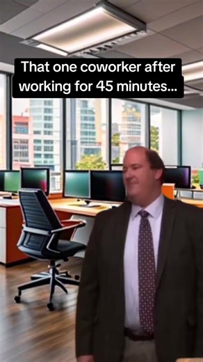 we all have this coworker, who needs 8 hours to complete a 30 minute task and then feels like a superhero #officehumor #funnytiktok #worklife #workmeme #fyp
