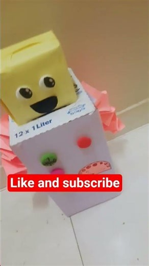 my card bord robot