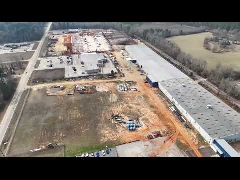 Howard Industries Expansion Project, Drone Flight, Quitman, Mississippi