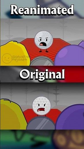 BFDIA 21 Reanimated in 80 Hours Comparison #animation #reanimation #bfdi #bfdia #idfb #bfb