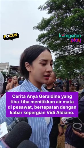 Anya Geraldine dan Perasaan Sebelum Meninggalnya Vidi Aldiano