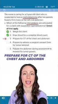 NCLEX question breakdown with Nurse Crysta | Nephroblastoma | NCLEX Bootcamp