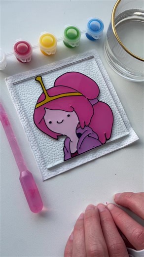 Princess Bubblegum 🎨💕 A tutorial on how to draw characters from Adventure Time. In the comments, post pictures indicating who you would like me to draw next, as well as the character's name and the title of the cartoon. #adventuretime #us #asmr #drawingtutorial #painting