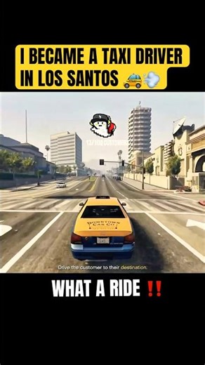 I BECAME A TAXI DRIVER IN GTA ONLINE 🚕 #gta #gtaonline #shorts