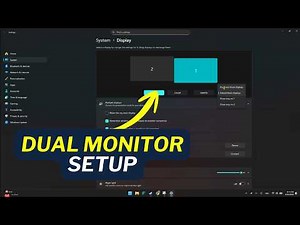 How to Use Dual Monitors on Windows (Extend or Duplicate Screen)